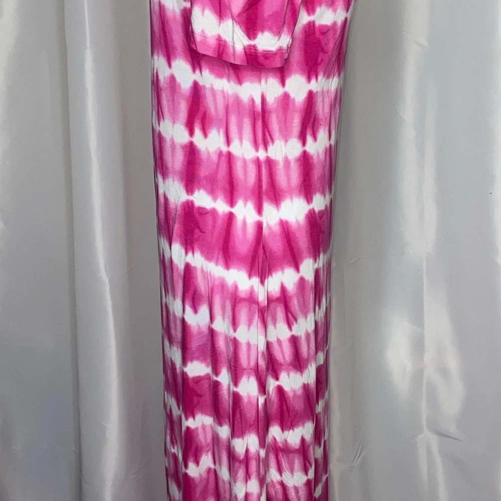 Design History Women’s Short Sleeve Cold Shoulder Tie Dyed Spandex Dress Small - Picture 4 of 11